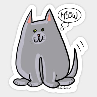 Meow Kitty Sticker